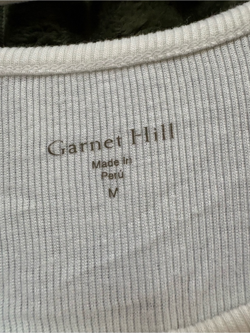 Garnet Hill black cami tank basic essential top - Picture 5 of 7